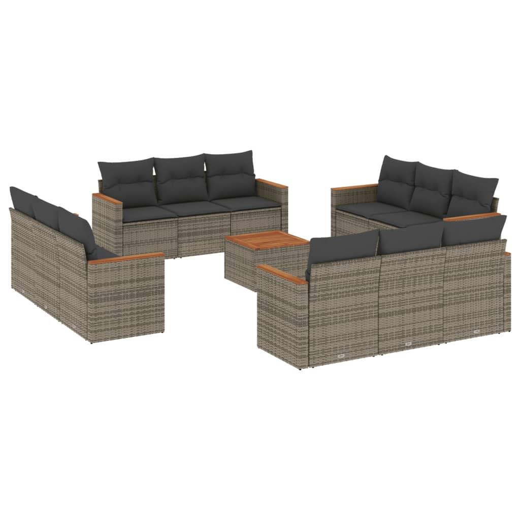 VidaXL Garten sofagarnitur poly-rattan