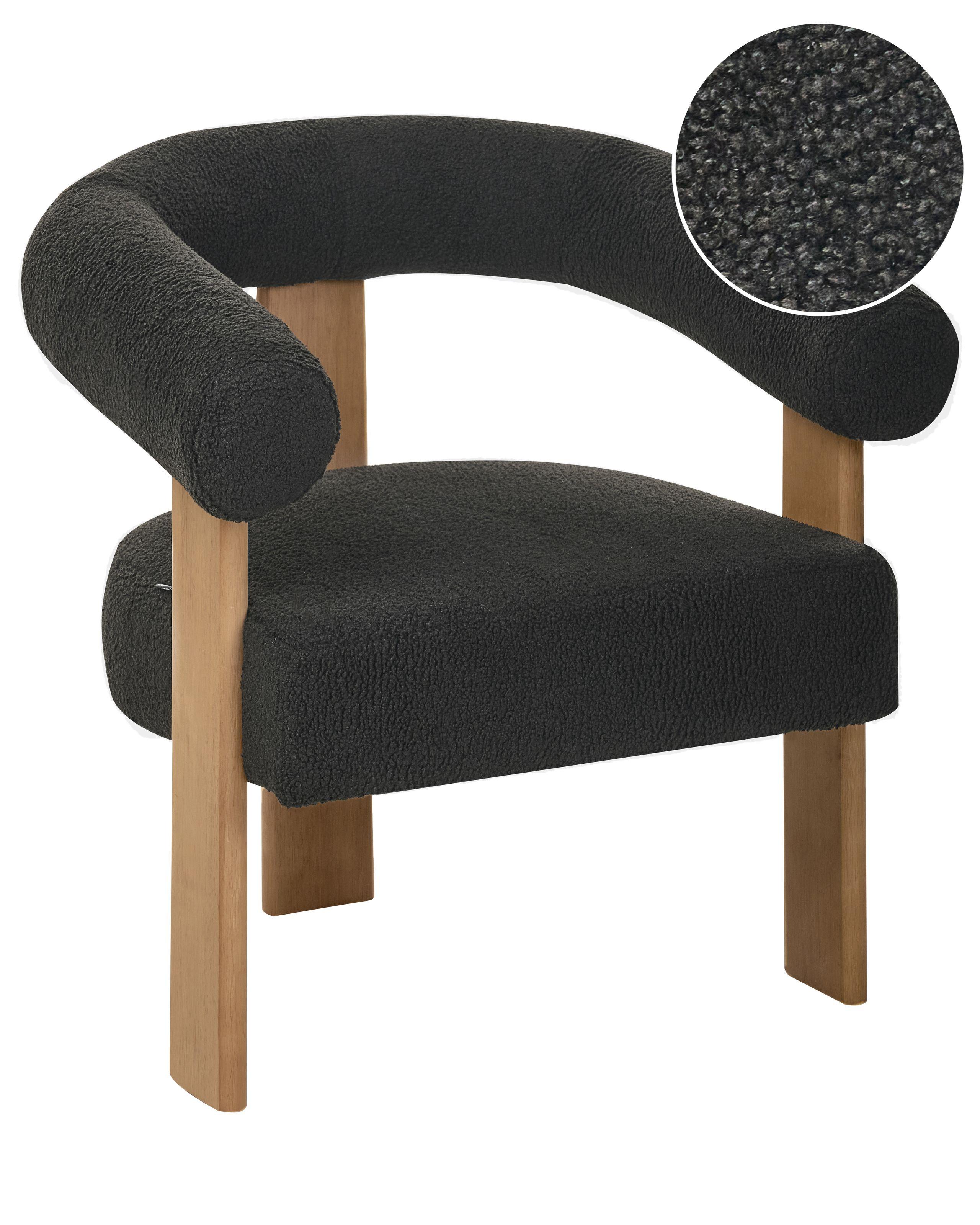 Beliani Sessel aus Bouclé Retro ILBRO