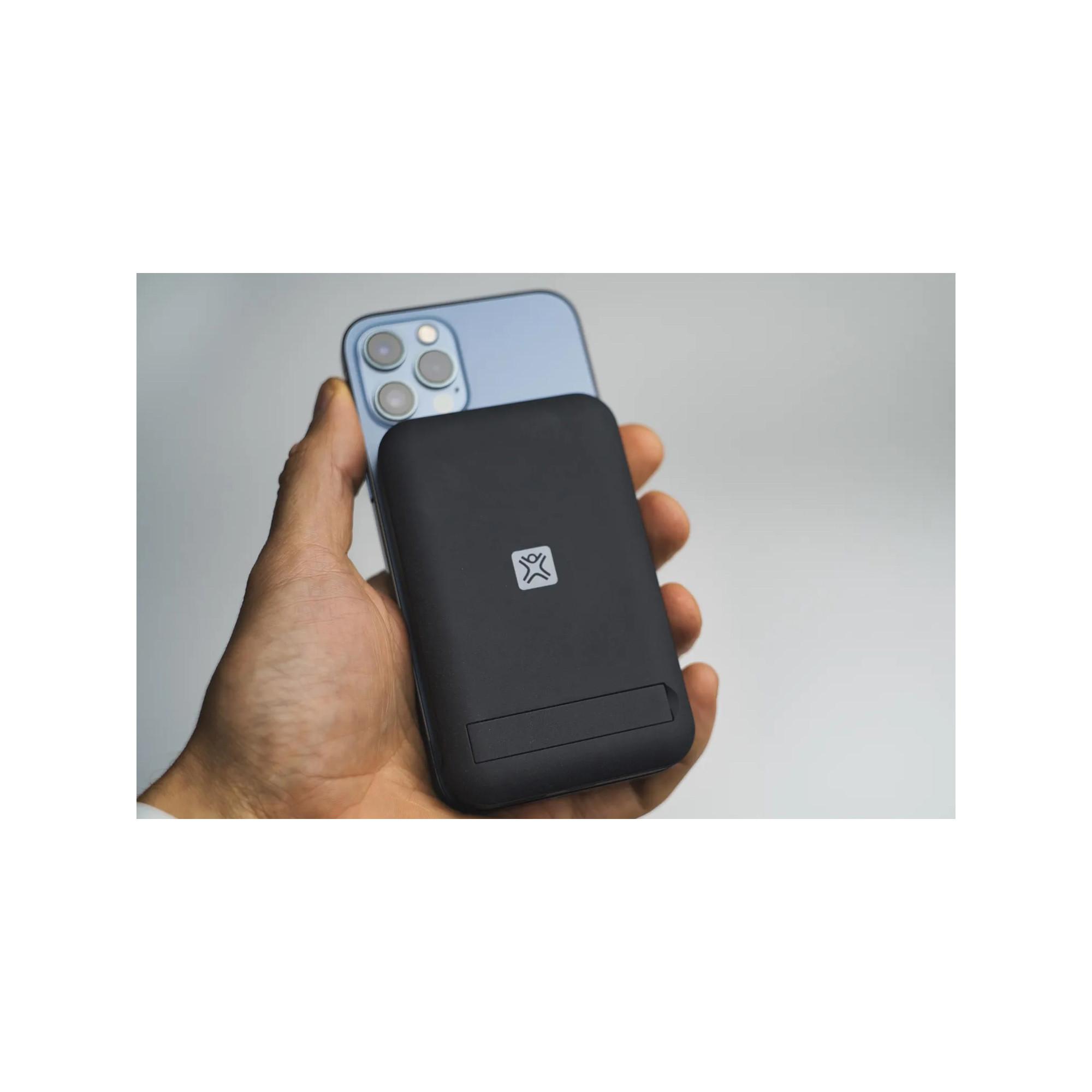 XtremeMac MAGNETIC POWERBANK 10K mAh - APPLE MAGSAFE COMPATIBLE Powerbank mit induktive Ladestation\n