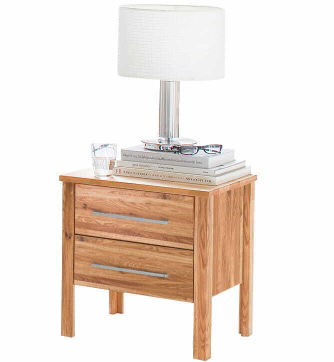 mutoni Nachttisch Massivholz Calgary/Skagen Wildeiche