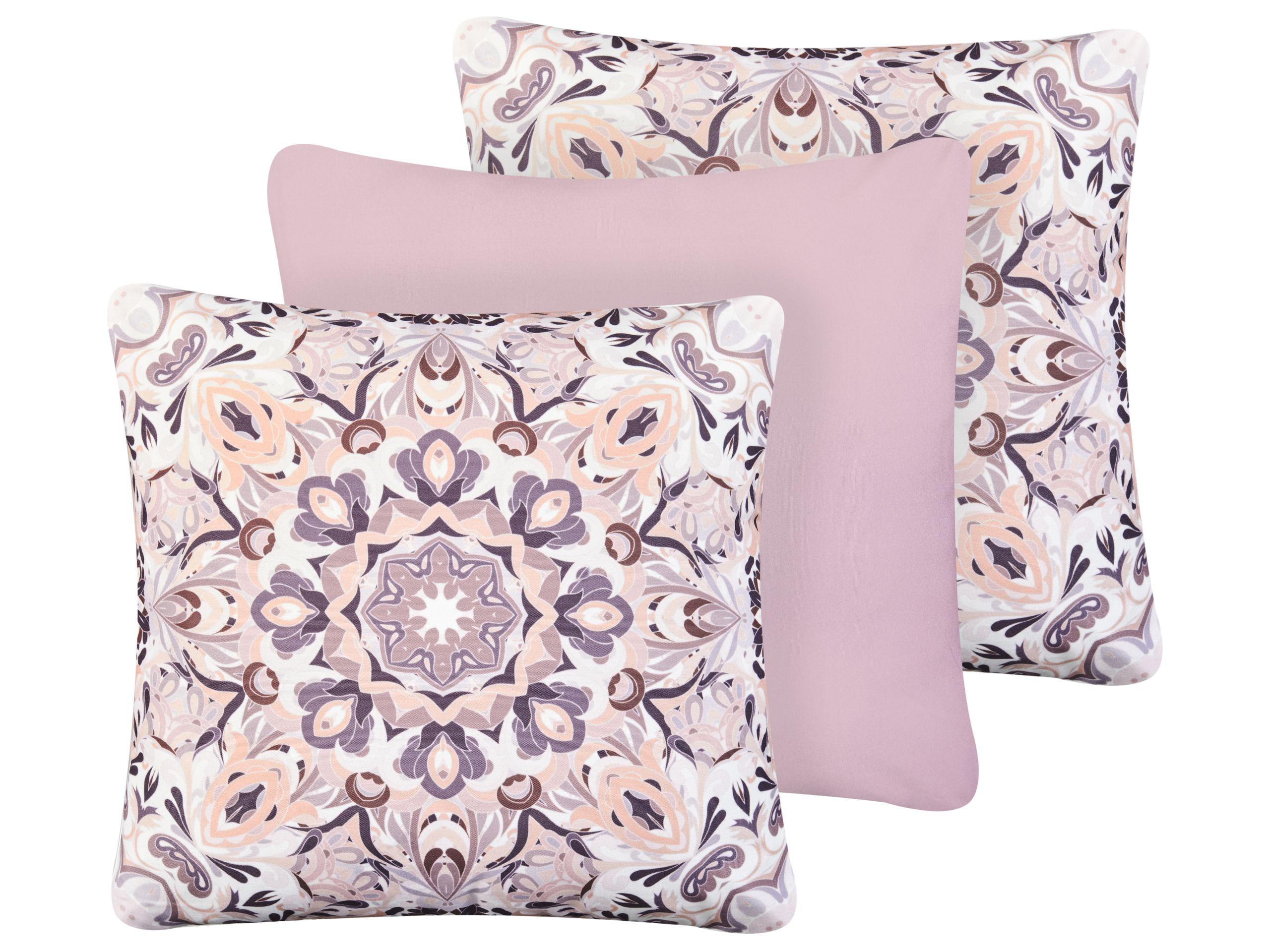 Beliani Gartenkissen 3er Set aus Polyester Modern SAMMIT