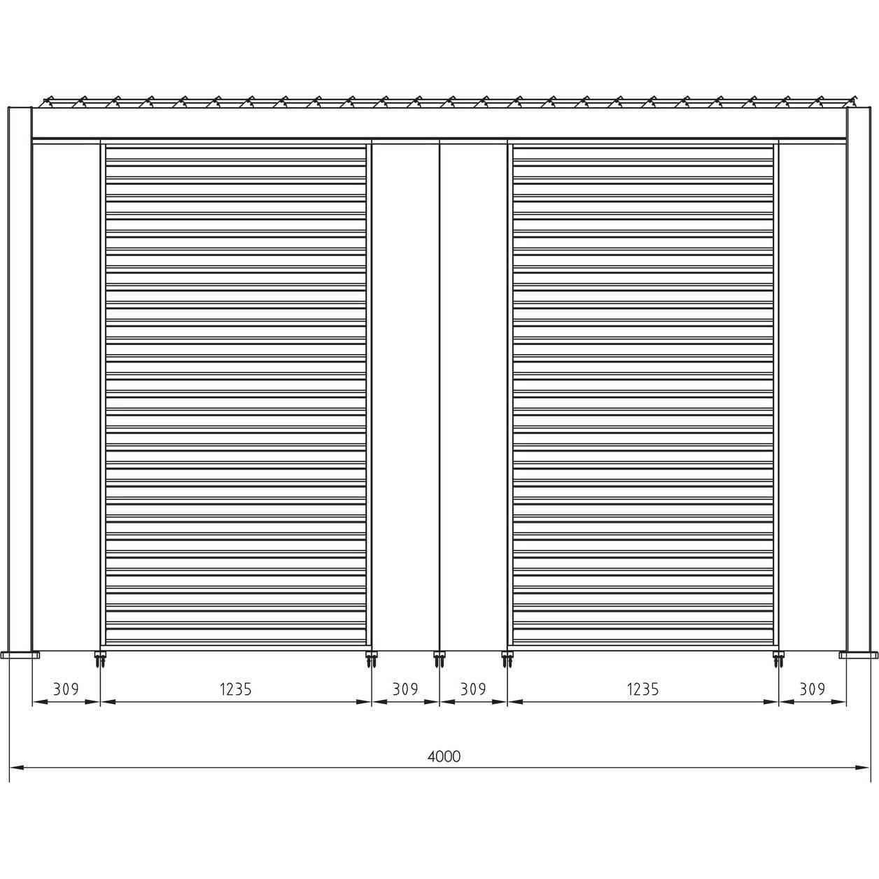 mutoni Vertikale Platte Pavillon Ocean rustik