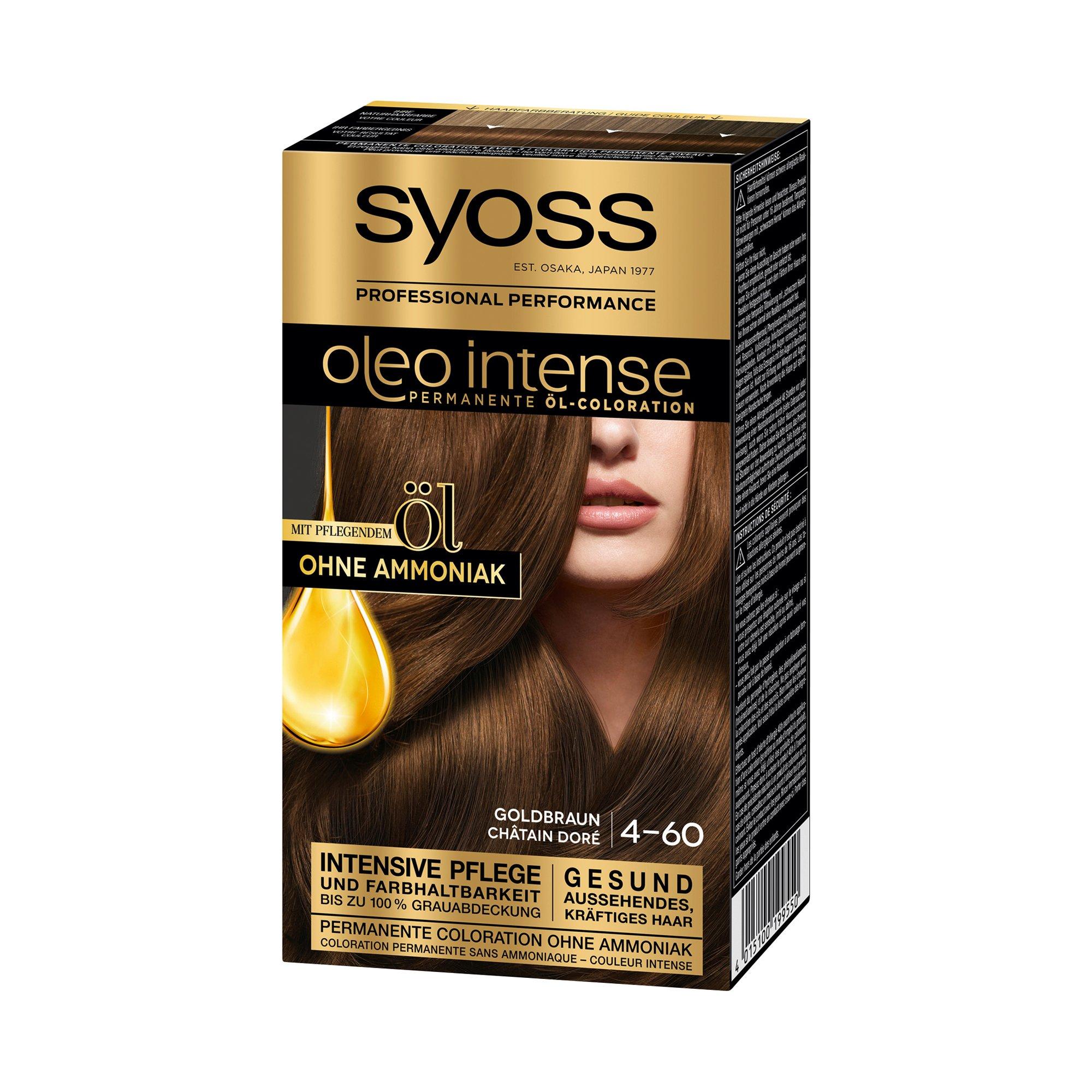 syoss Beige-Blond 7-58 Oleo Intense, permanente Öl-Coloration