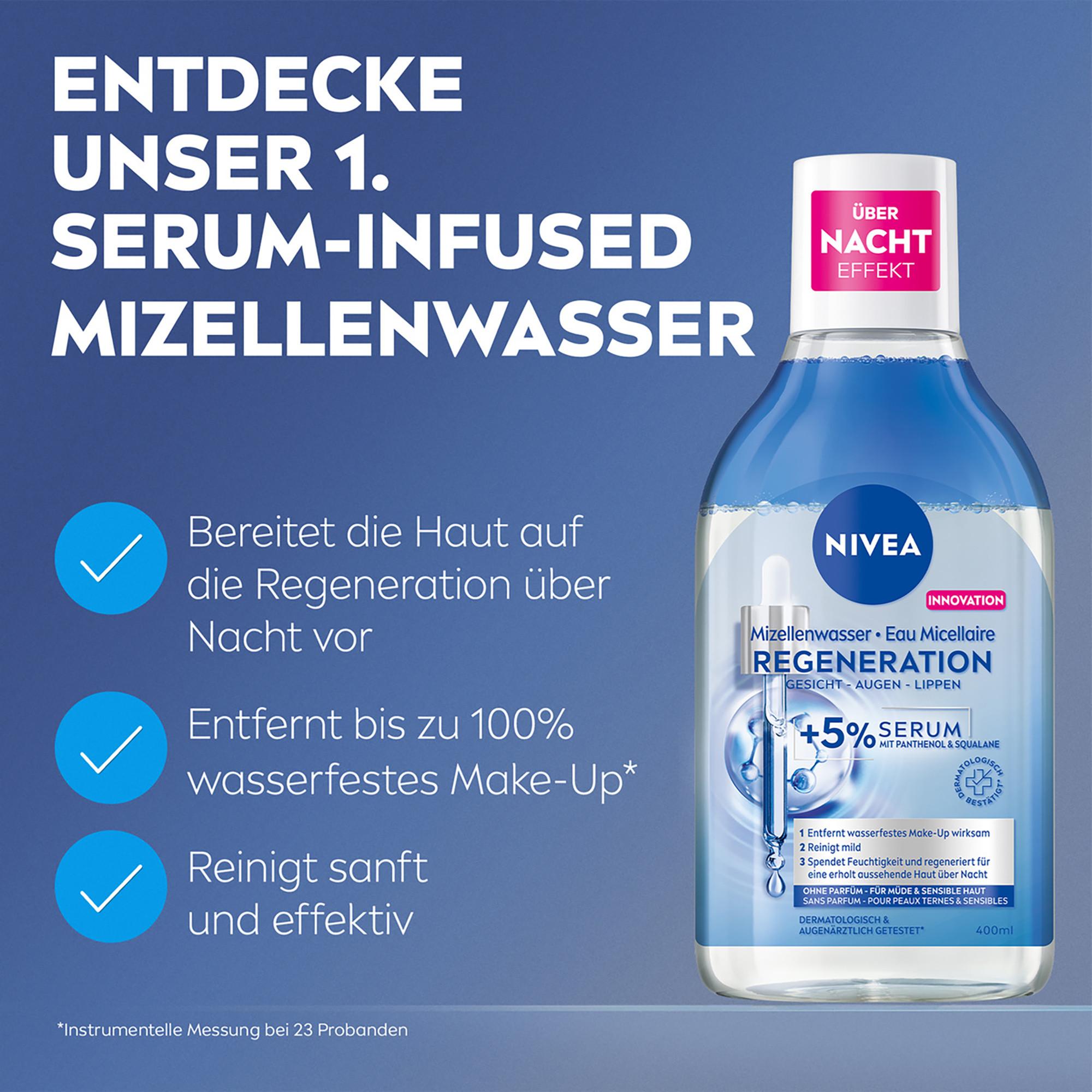 NIVEA Face Cleansing Regeneration Serum Mizellenwasser
