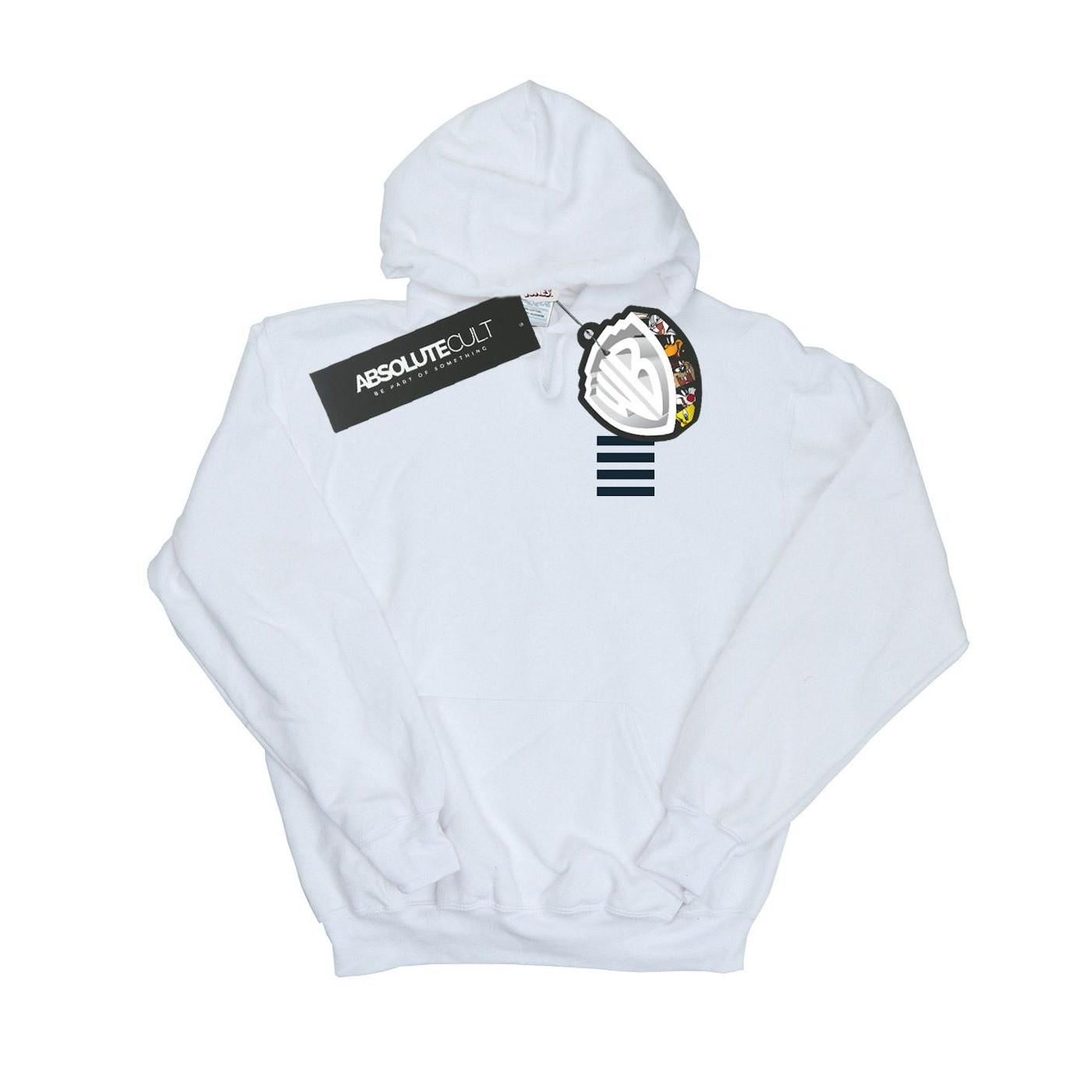 LOONEY TUNES Tweety Pie Striped Faux Pocket Kapuzenpullover