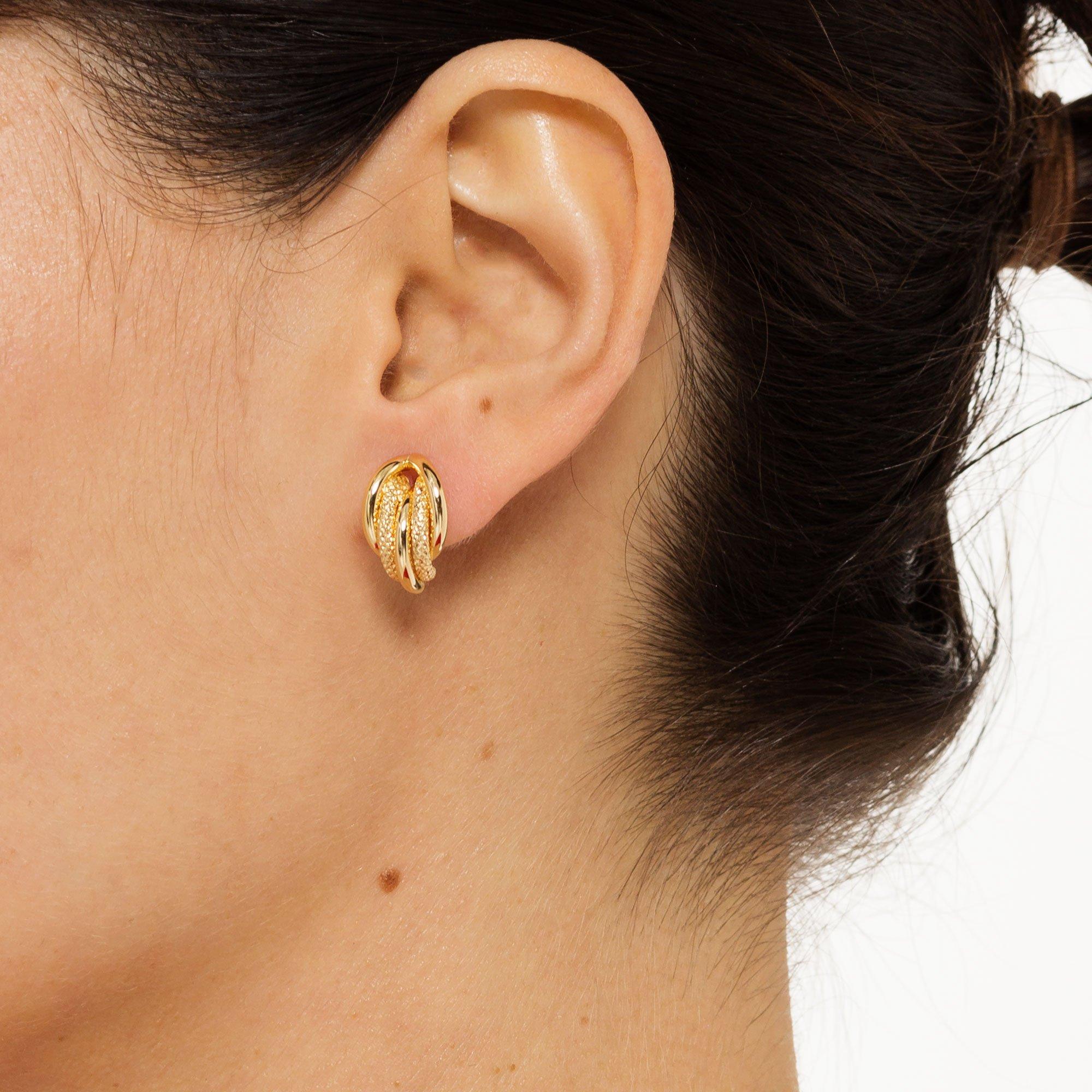 L' Atelier Gold 18 Karat by Manor Ohrstecker