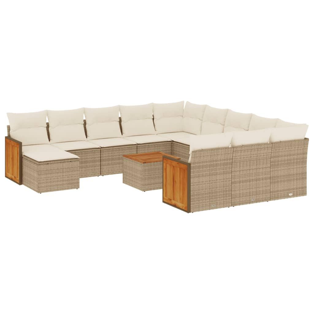 VidaXL Garten sofagarnitur poly-rattan