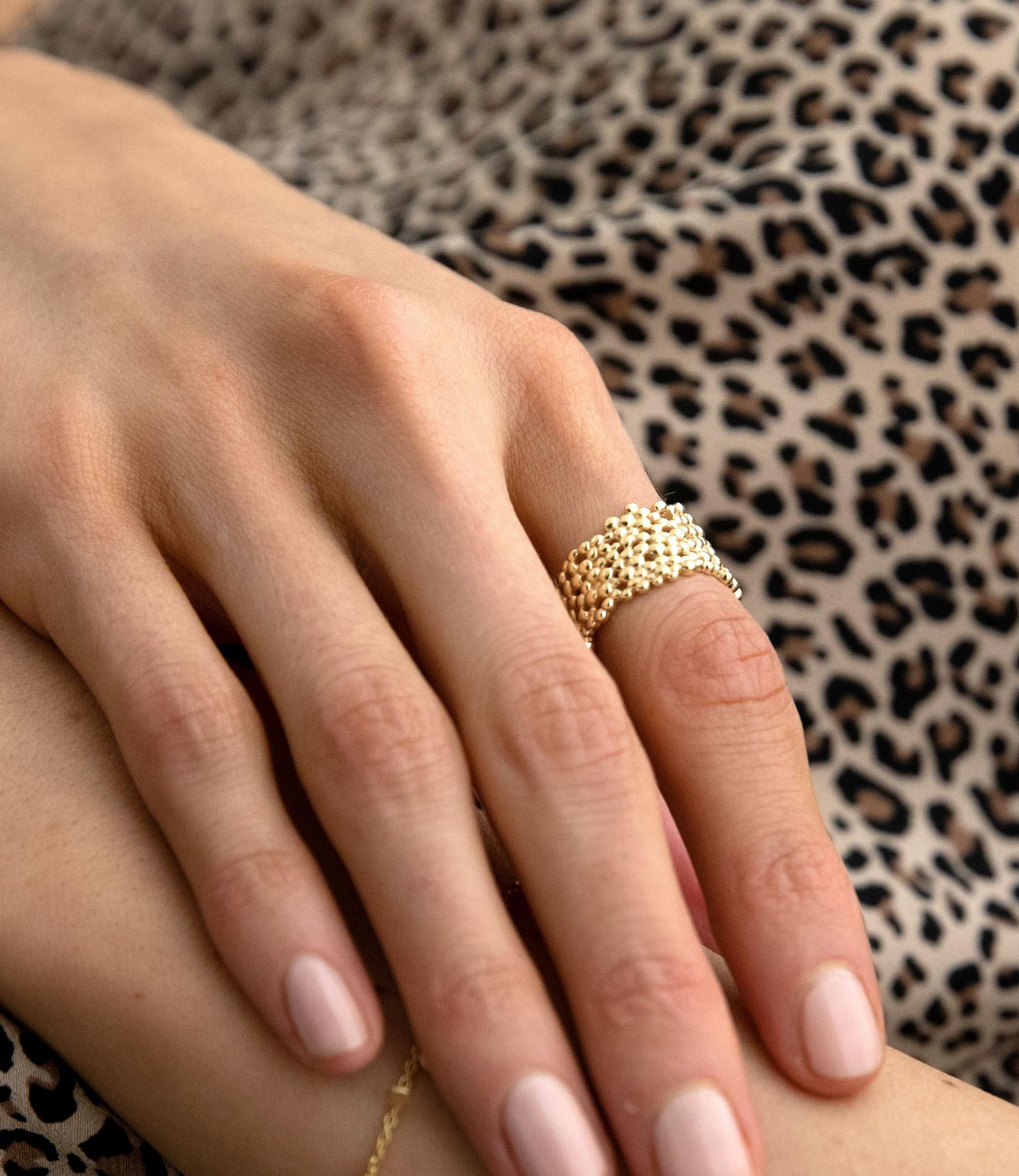 PHANTASYA Ring 1896 Rhodiniert