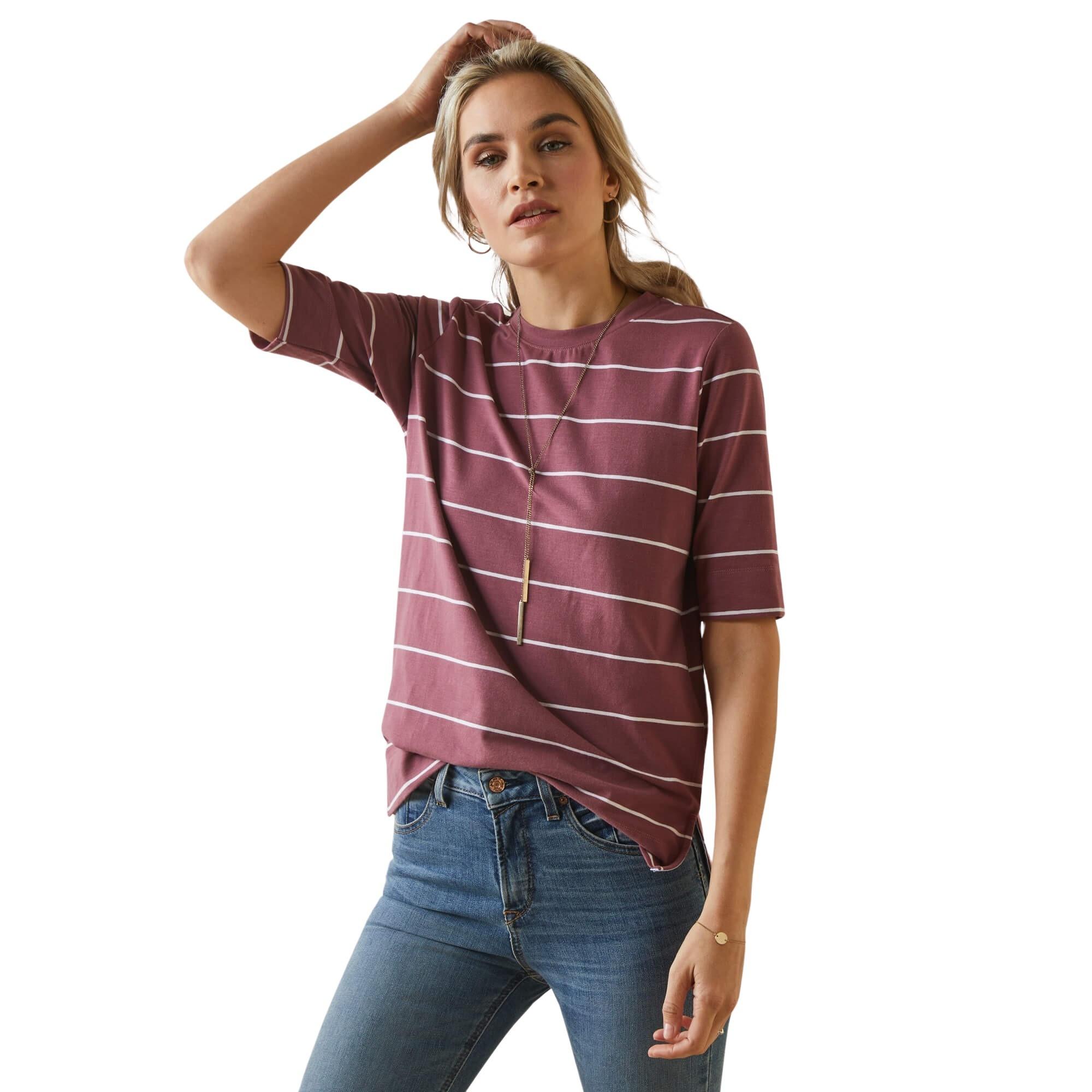 Ariat Windor Gestreiftes Slim Fit T-Shirt