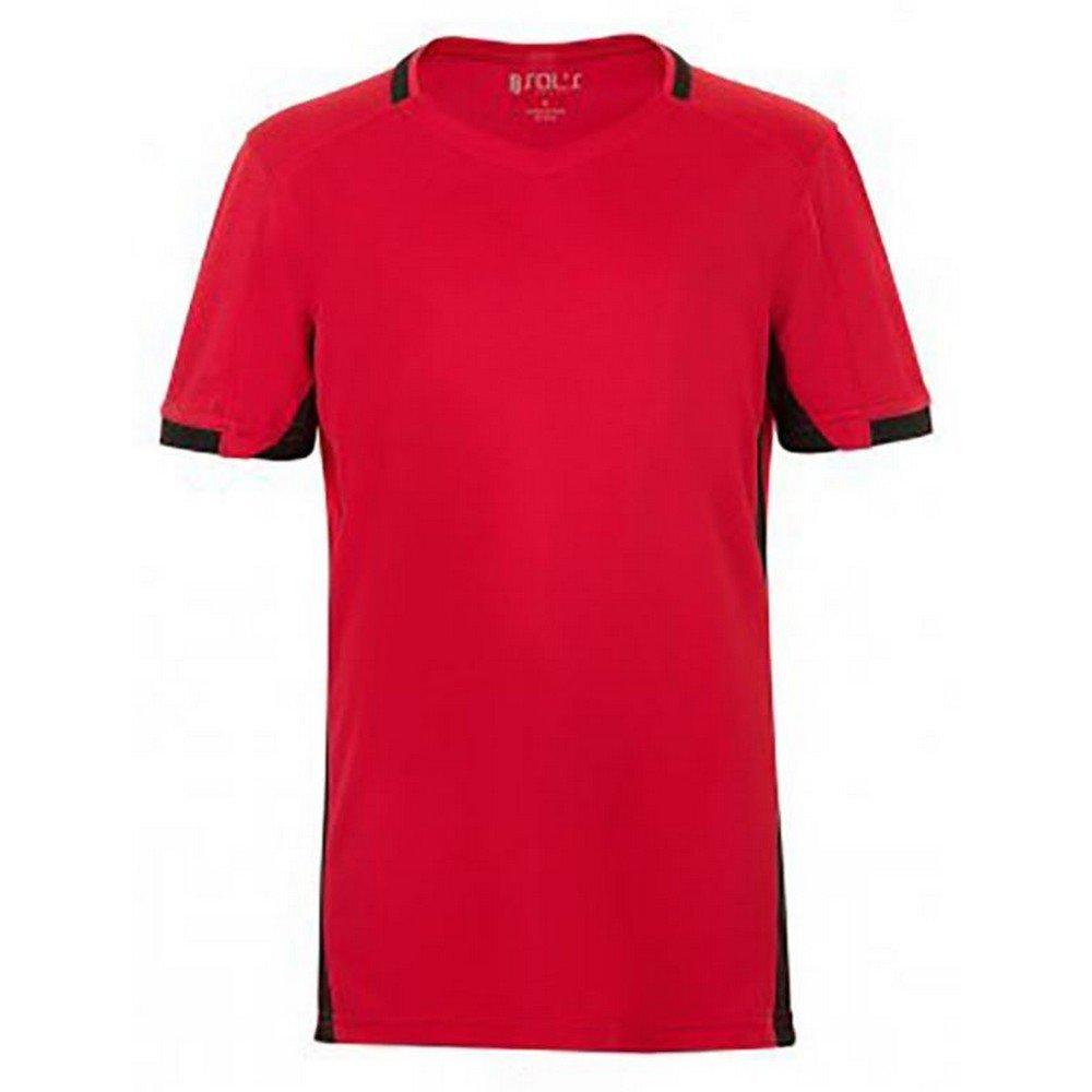 SOLS Classico Kontrast Kurzarm Fußball TShirt