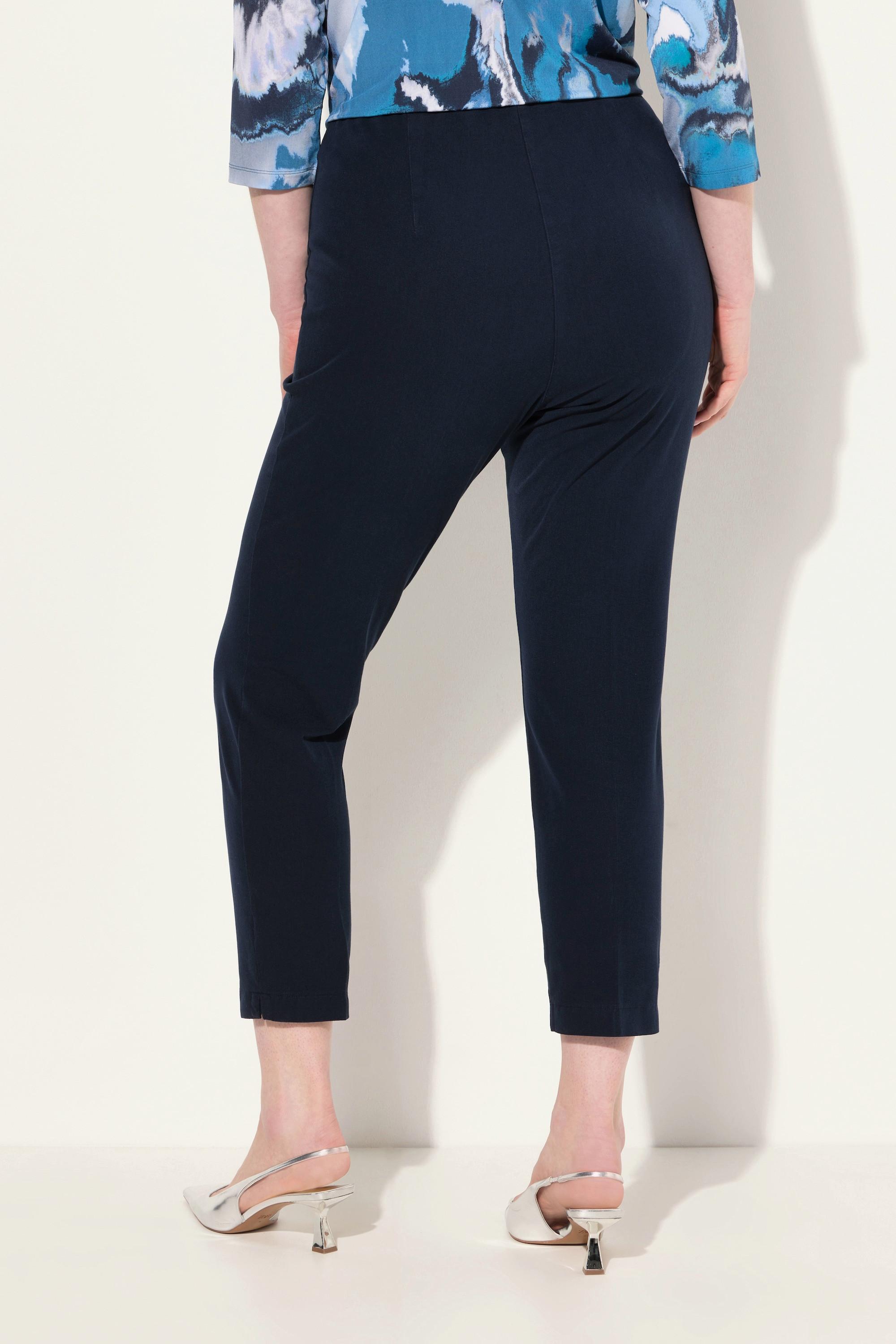 Ulla Popken 7/8 Hose Schmales Bein Elastikbund