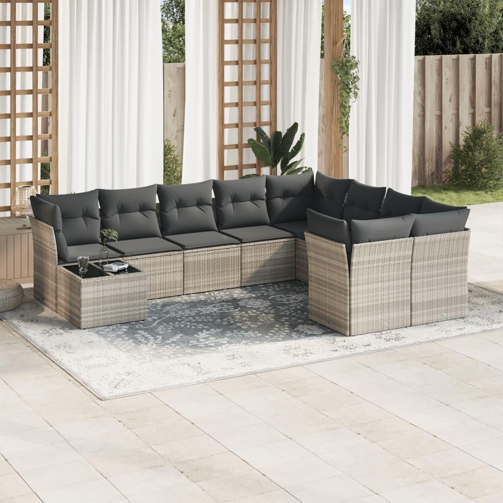 VidaXL Garten sofagarnitur poly-rattan