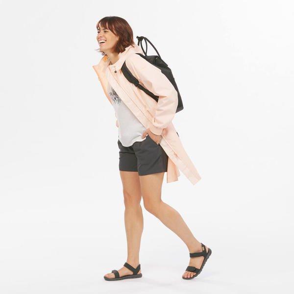 QUECHUA Wandershorts Naturwandern NH100 Damen grau