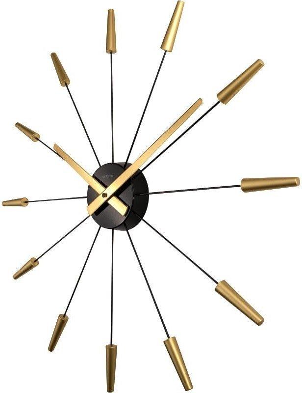 NeXtime Wanduhr Plug Inn Ø 58 cm Gold