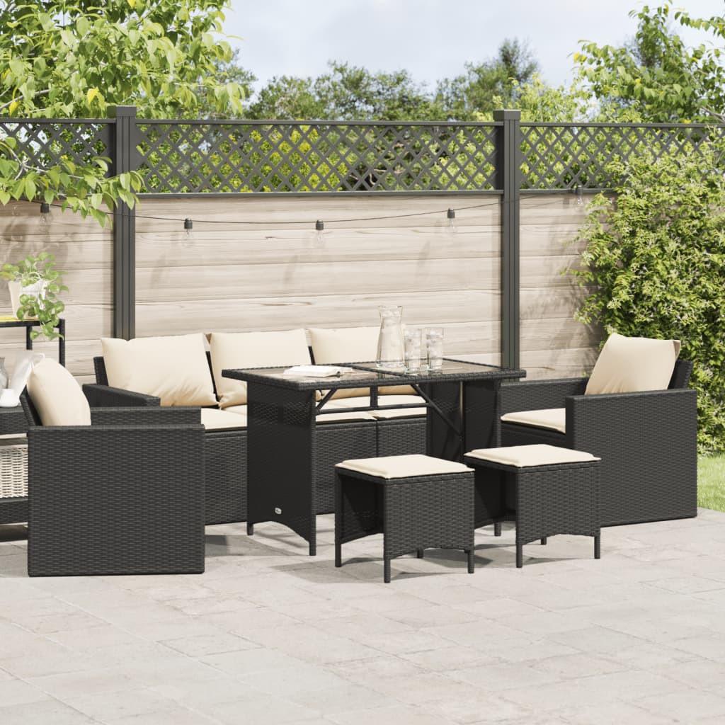 VidaXL Garten sofagarnitur poly-rattan