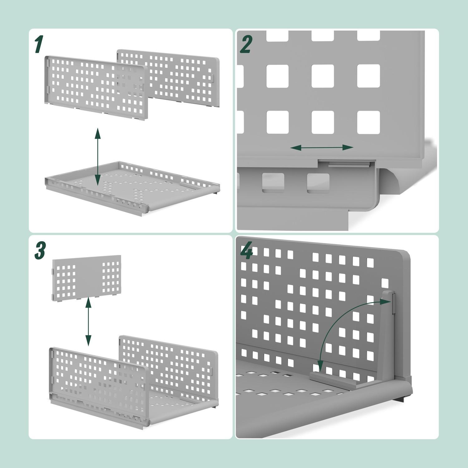 Northix Schrank-Organizer im 3er-Pack