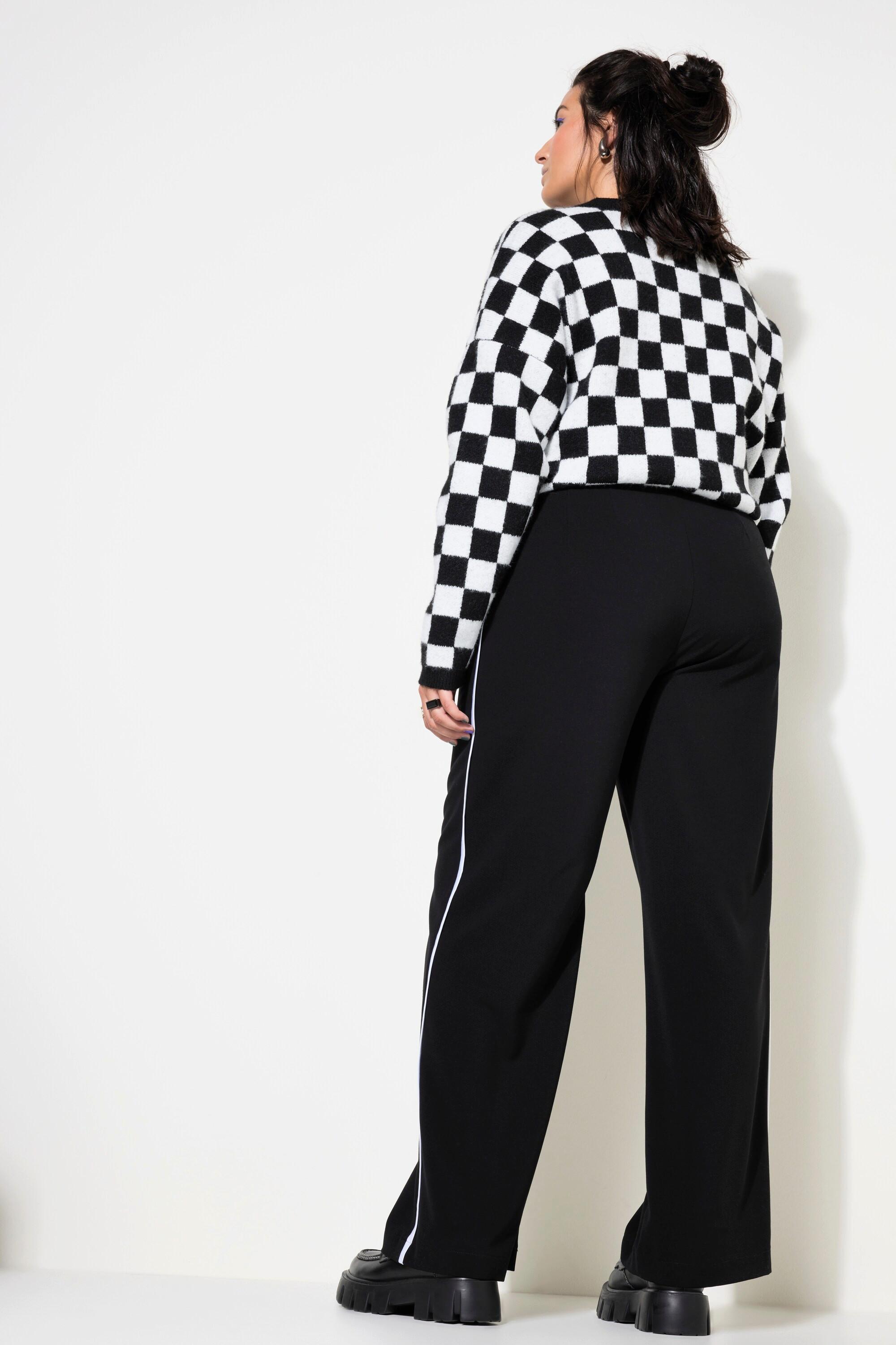 Studio Untold Anzughose High Waist Seitenpiping