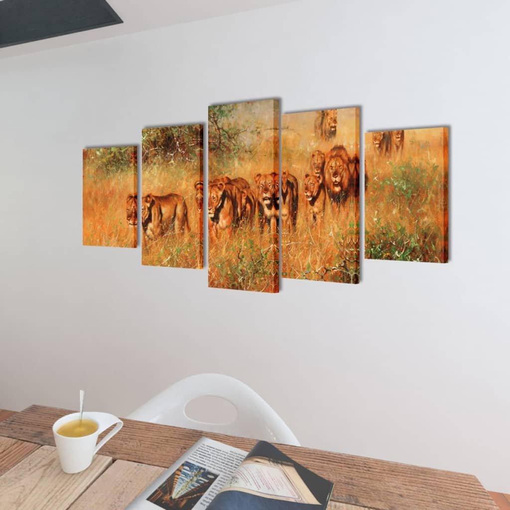 VidaXL Leinwand bild gewebe