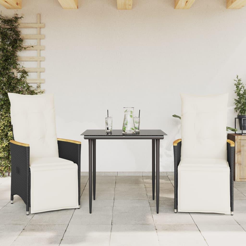 VidaXL Gartensessel verstellbar poly-rattan