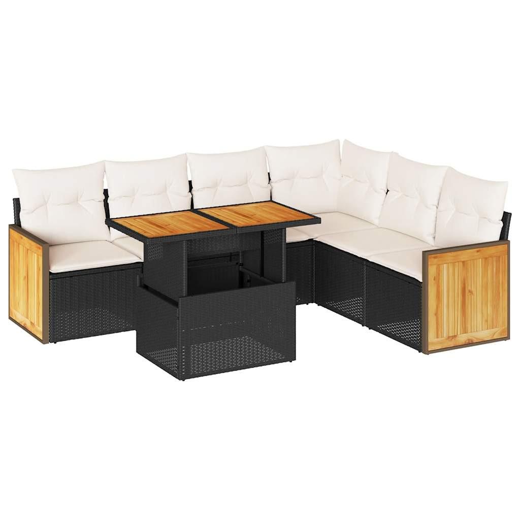 VidaXL Gartensofa set poly-rattan