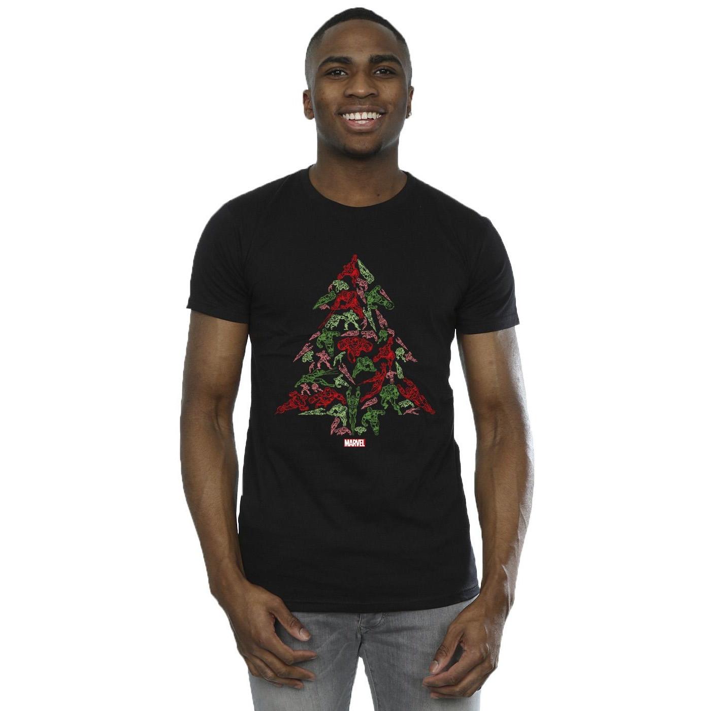MARVEL Avengers Weihnachtsbaum T-Shirt