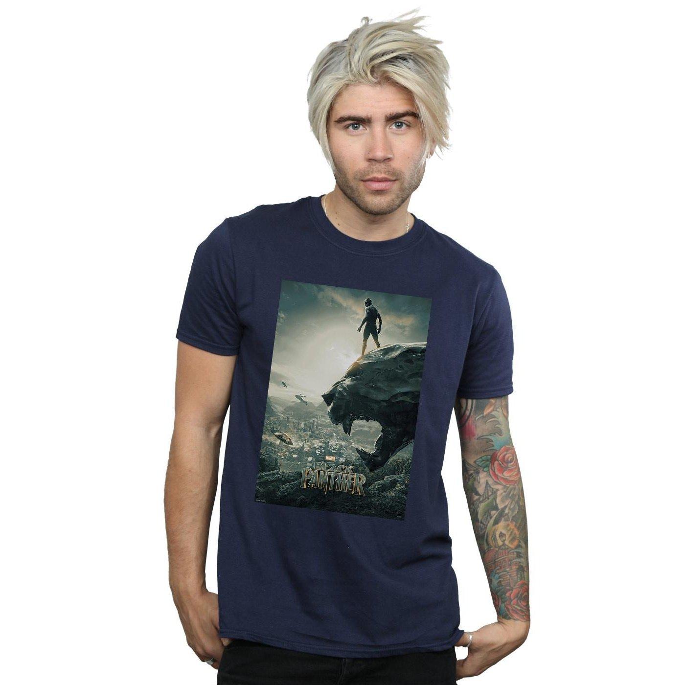 MARVEL Black Panther Movie Poster T-Shirt