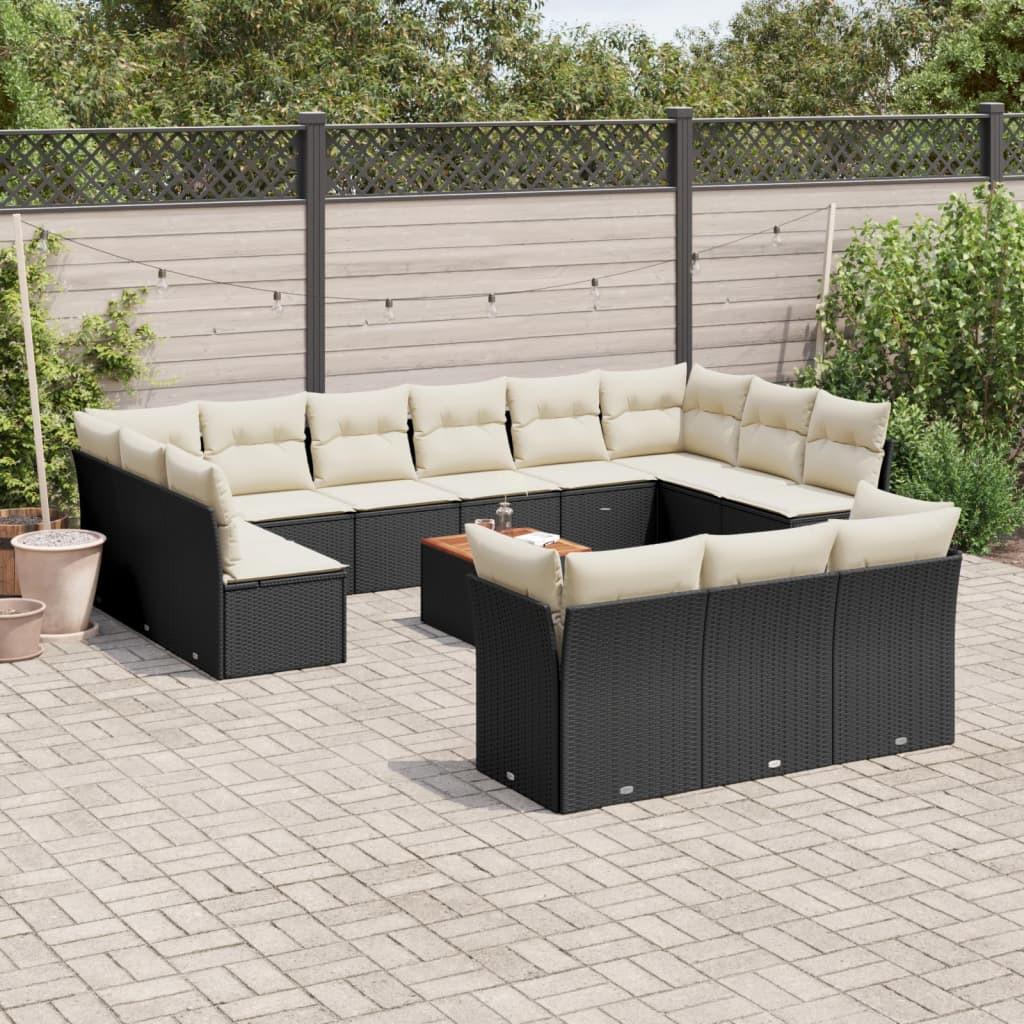 VidaXL Garten sofagarnitur poly-rattan