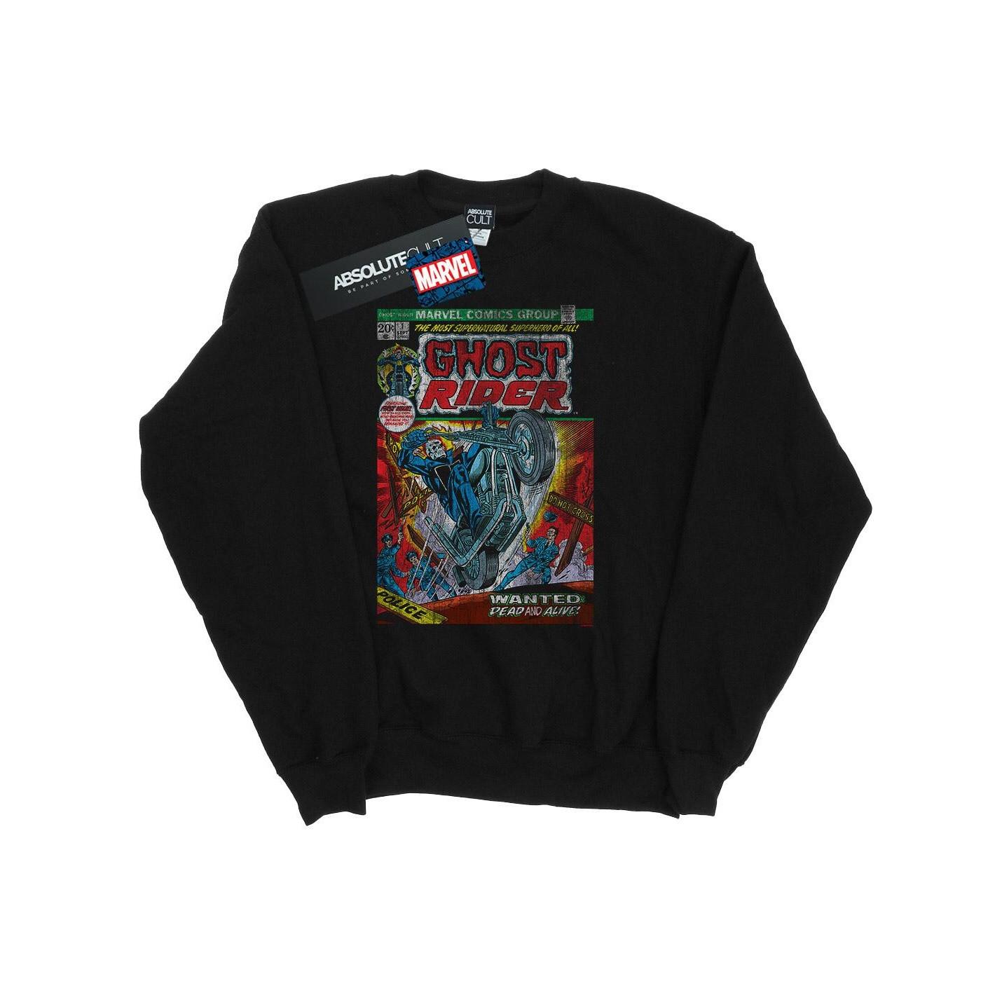 MARVEL Ghost Rider Distressed Comic Cover Sweatshirt