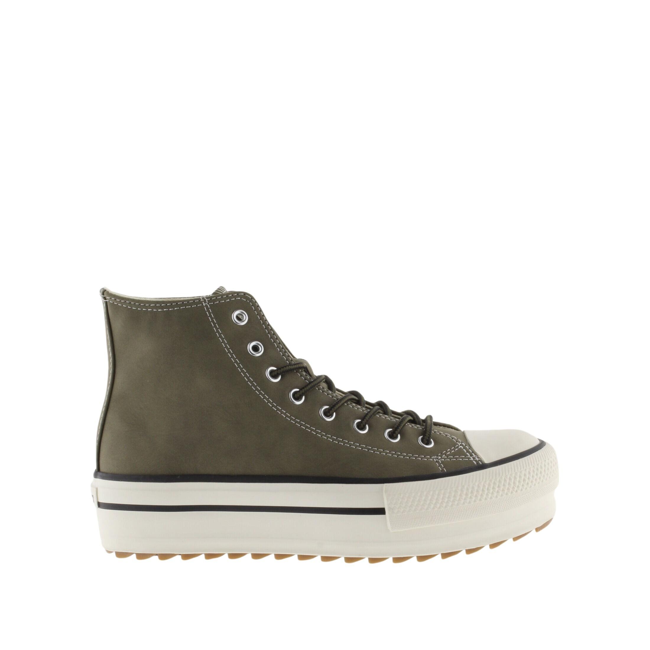 Victoria sneakers montantes damen double faux cuir tribu sierra