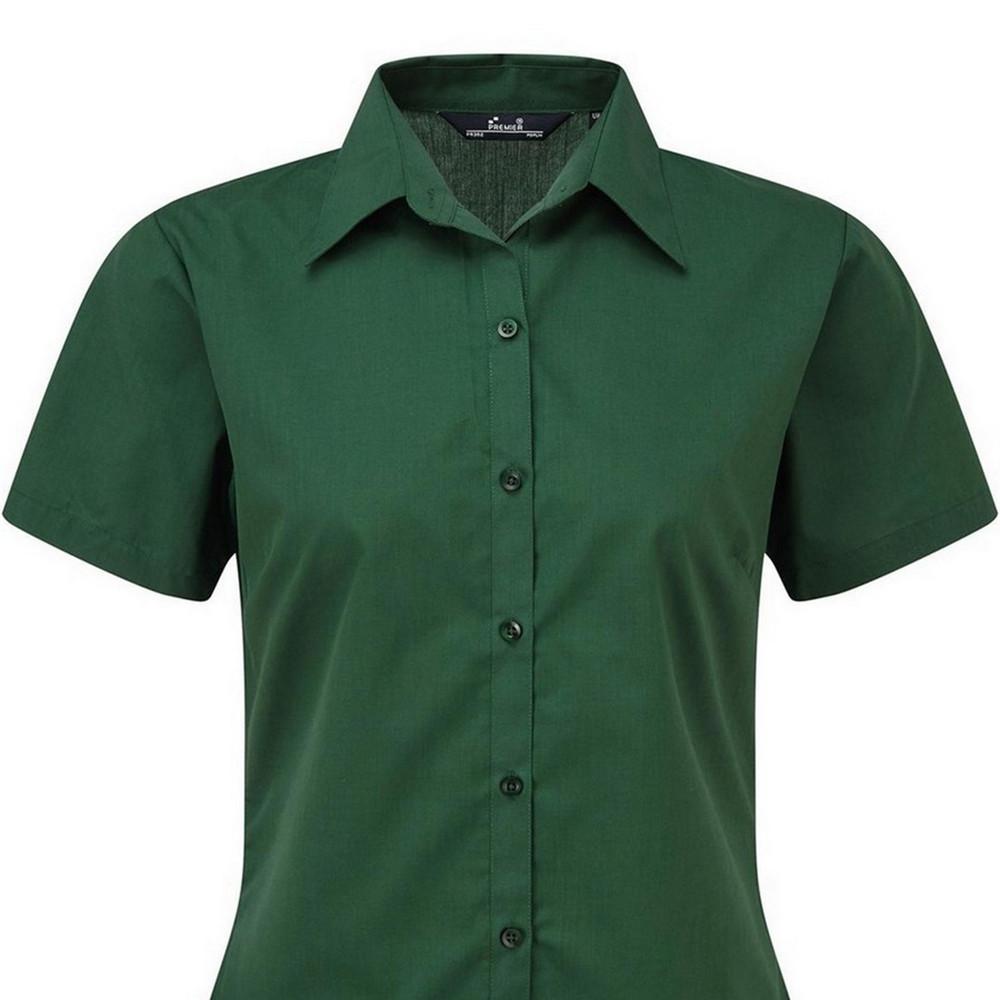 PREMIER Popeline Kurzarm Bluse