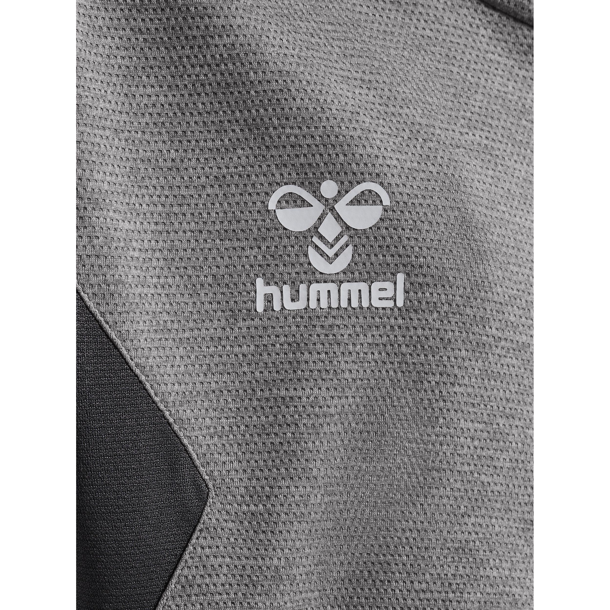 Hummel kinder-trainingsjacke mit kapuze und reißverschluss aus polyester authentic