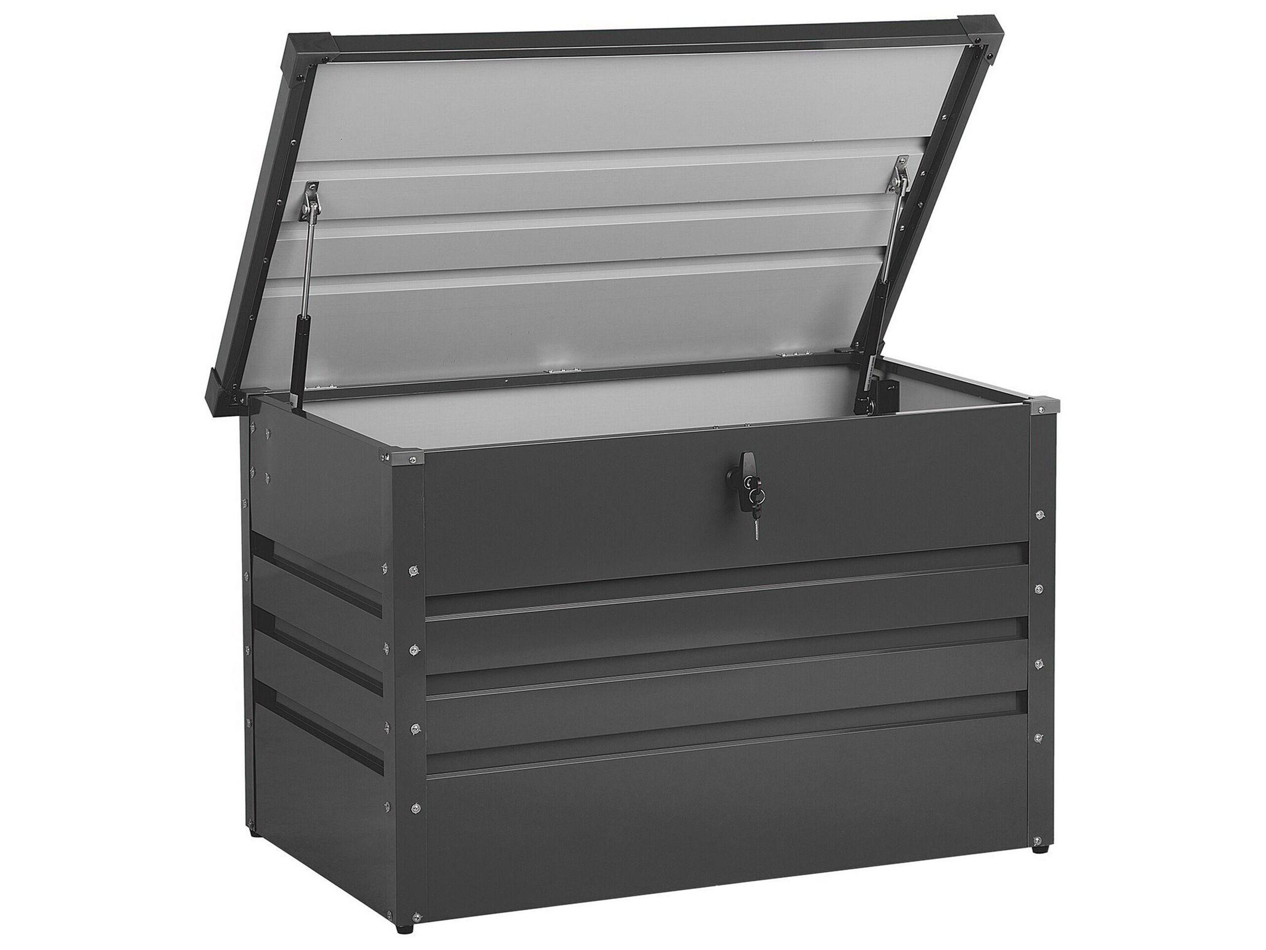Beliani Aufbewahrungsbox aus Stahl CEBROSA