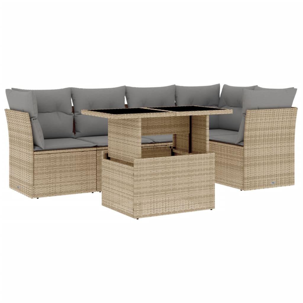 VidaXL Garten sofagarnitur poly-rattan