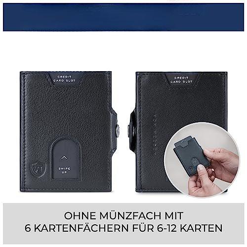 Only-bags.store Schlankes Portemonnaie mit RFID-Schutz - Portemonnaie klein - Mini-Geldbörse - Kartenetui