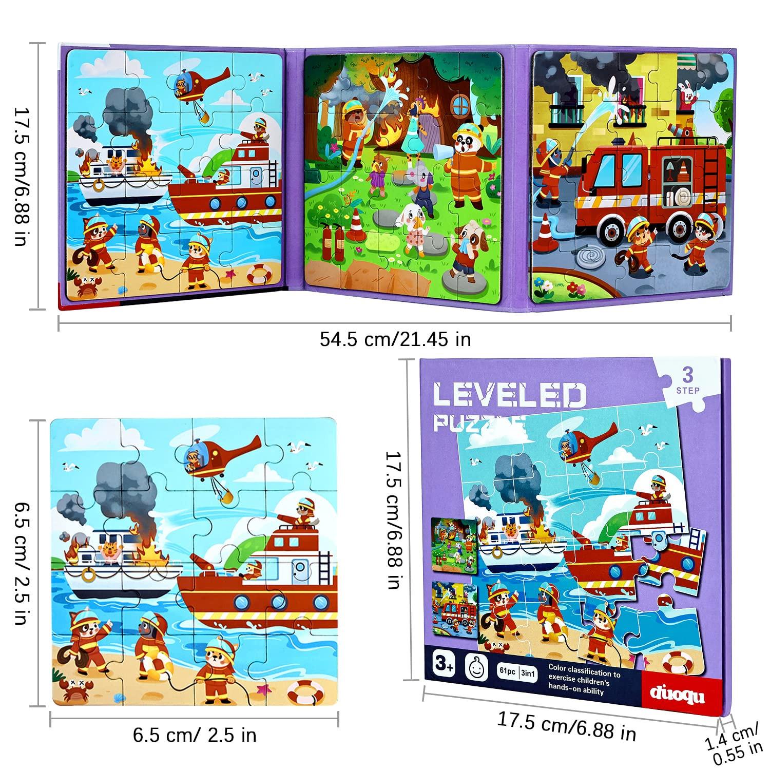 Activity-board Kinderpuzzle magnetisches Puzzle Feuerwehrpuzzle für Kinder Puzzle