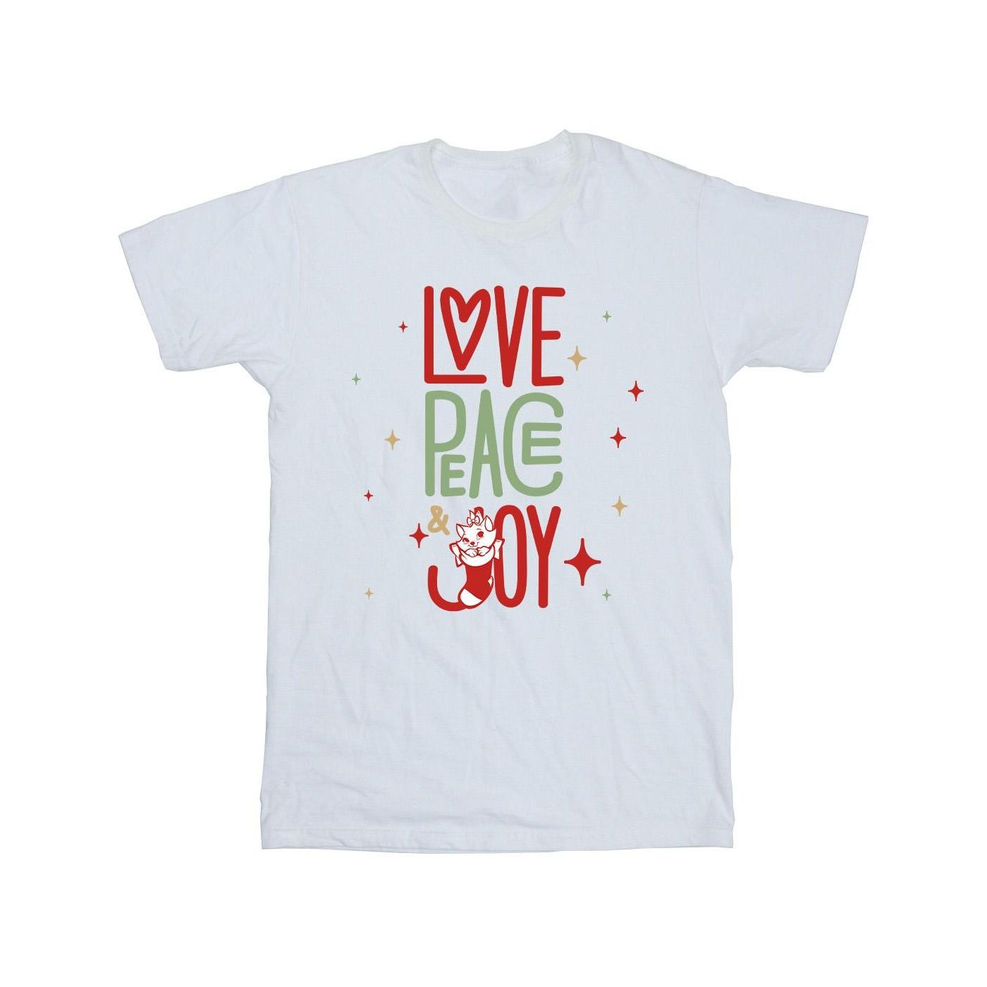 Disney The Aristocats Love Peace Joy T-Shirt