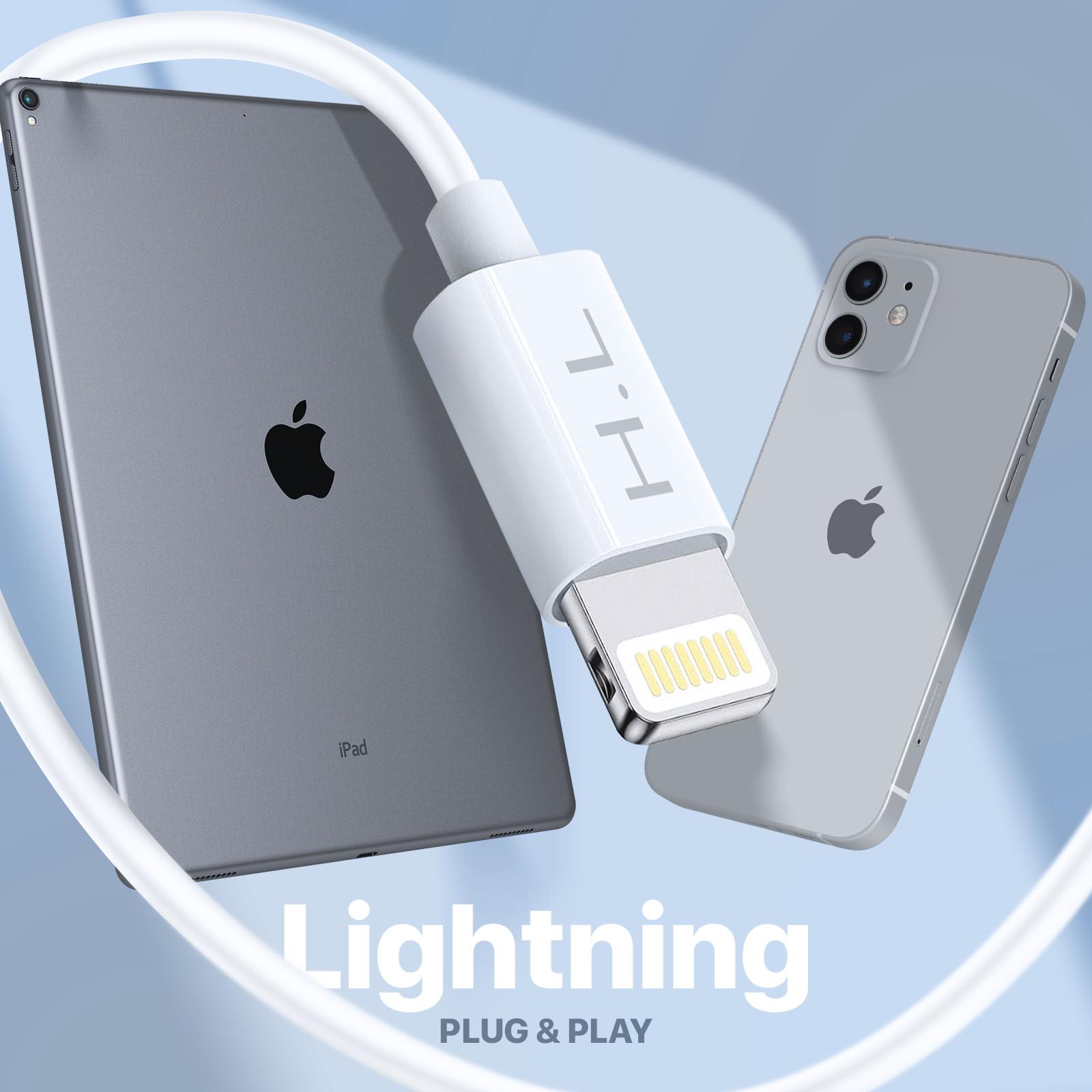 Avizar Lightning Kopfhörer iPhone Weiß