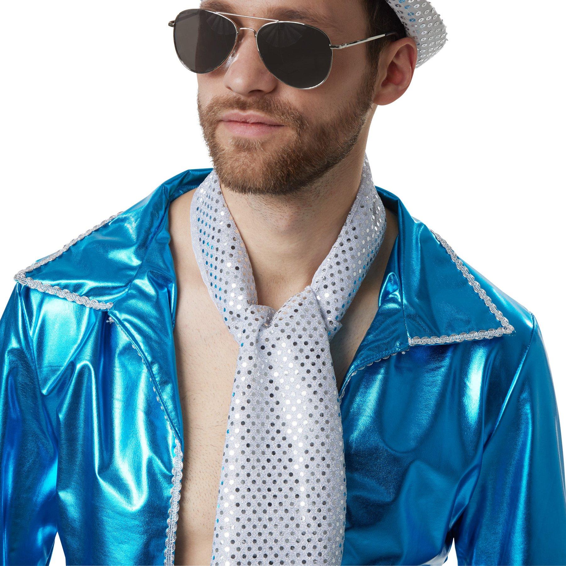 Tectake Herrenkostüm Disco Master
