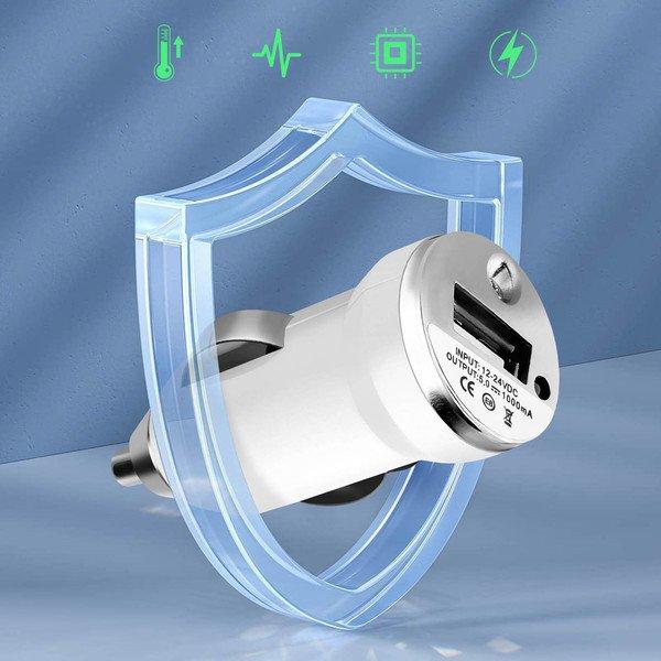 Avizar Universelles Autoladegerät Weiß