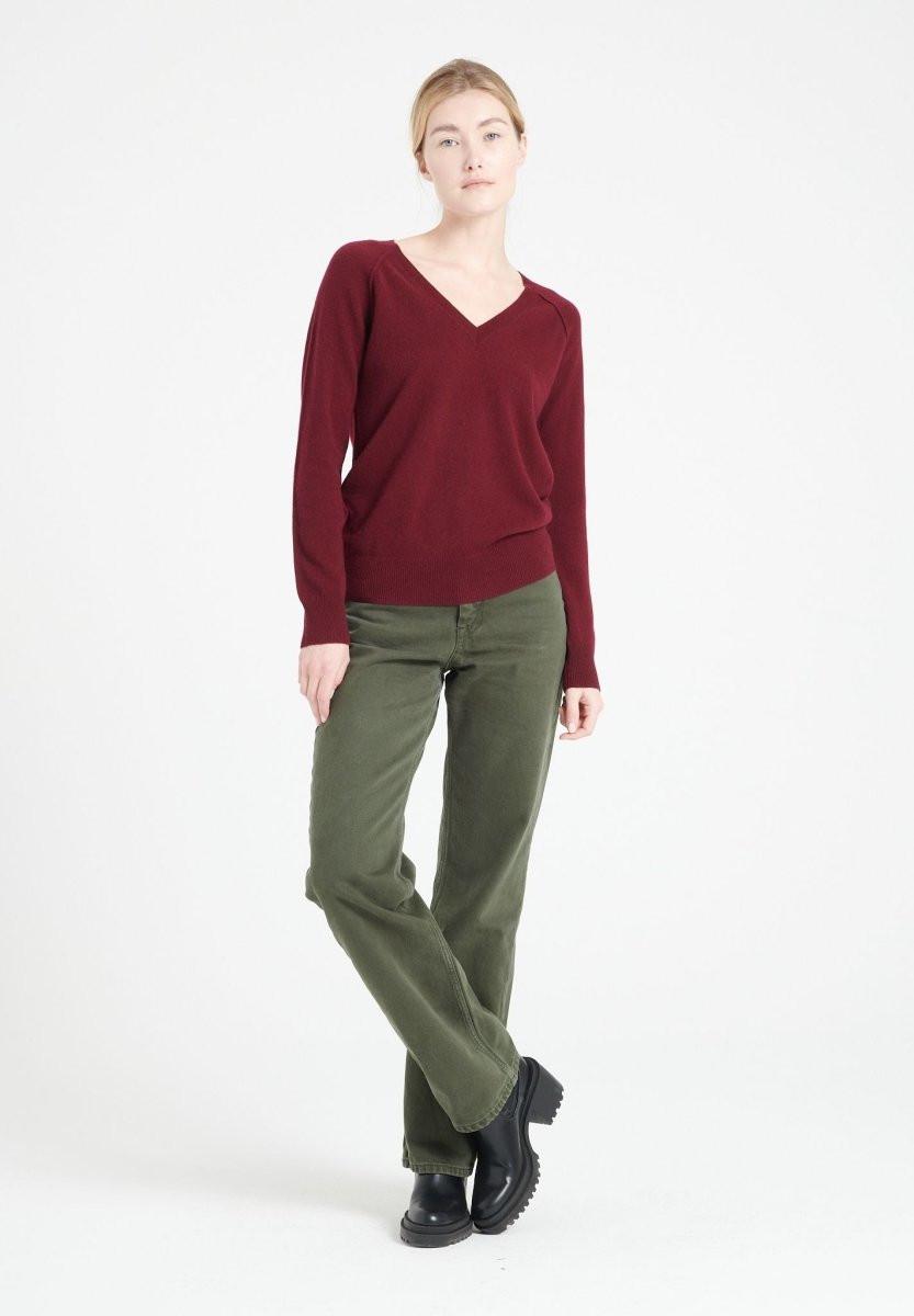 Studio Cashmere8 LILLY 6 Pullover mit V-Ausschnitt - 100% Kaschmir