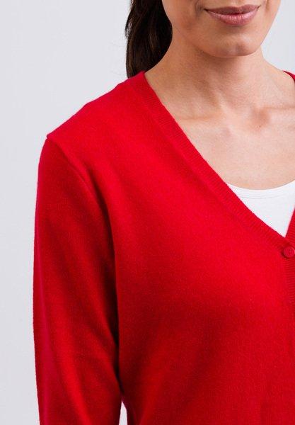 CASH-MERE.CH Kaschmir Cardigan V-Ausschnitt