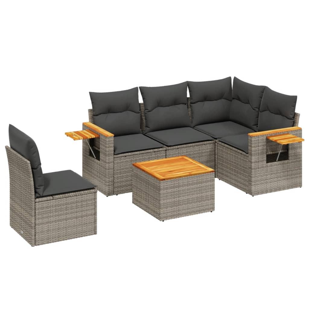 VidaXL Garten sofagarnitur poly-rattan