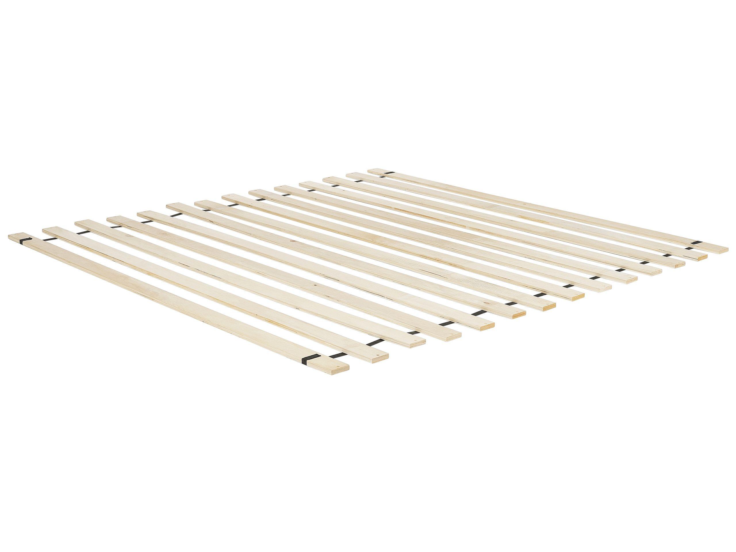 Beliani Bett mit Lattenrost aus MDF-Platte Industriell LIBERMONT