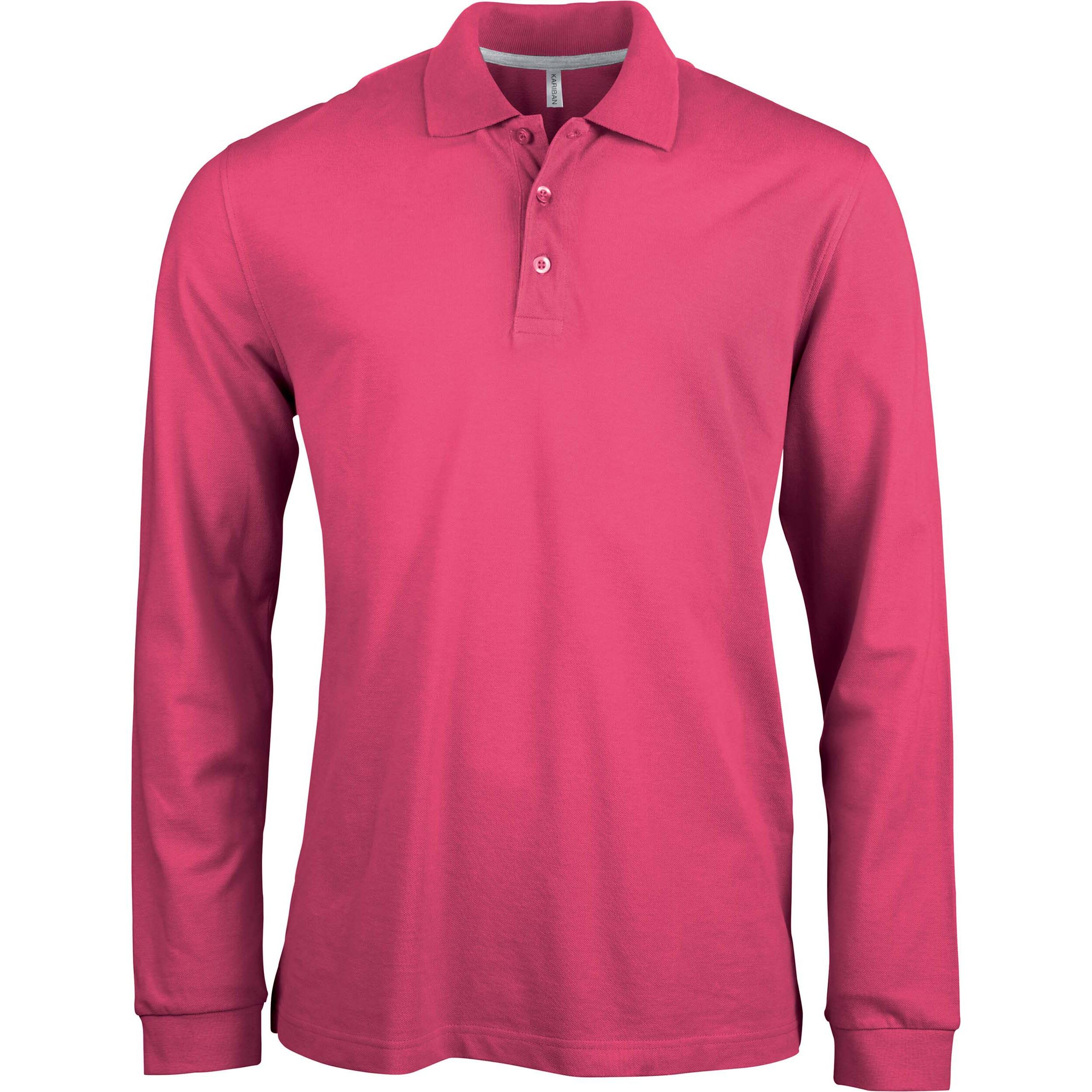 Kariban Langärmeliges Poloshirt