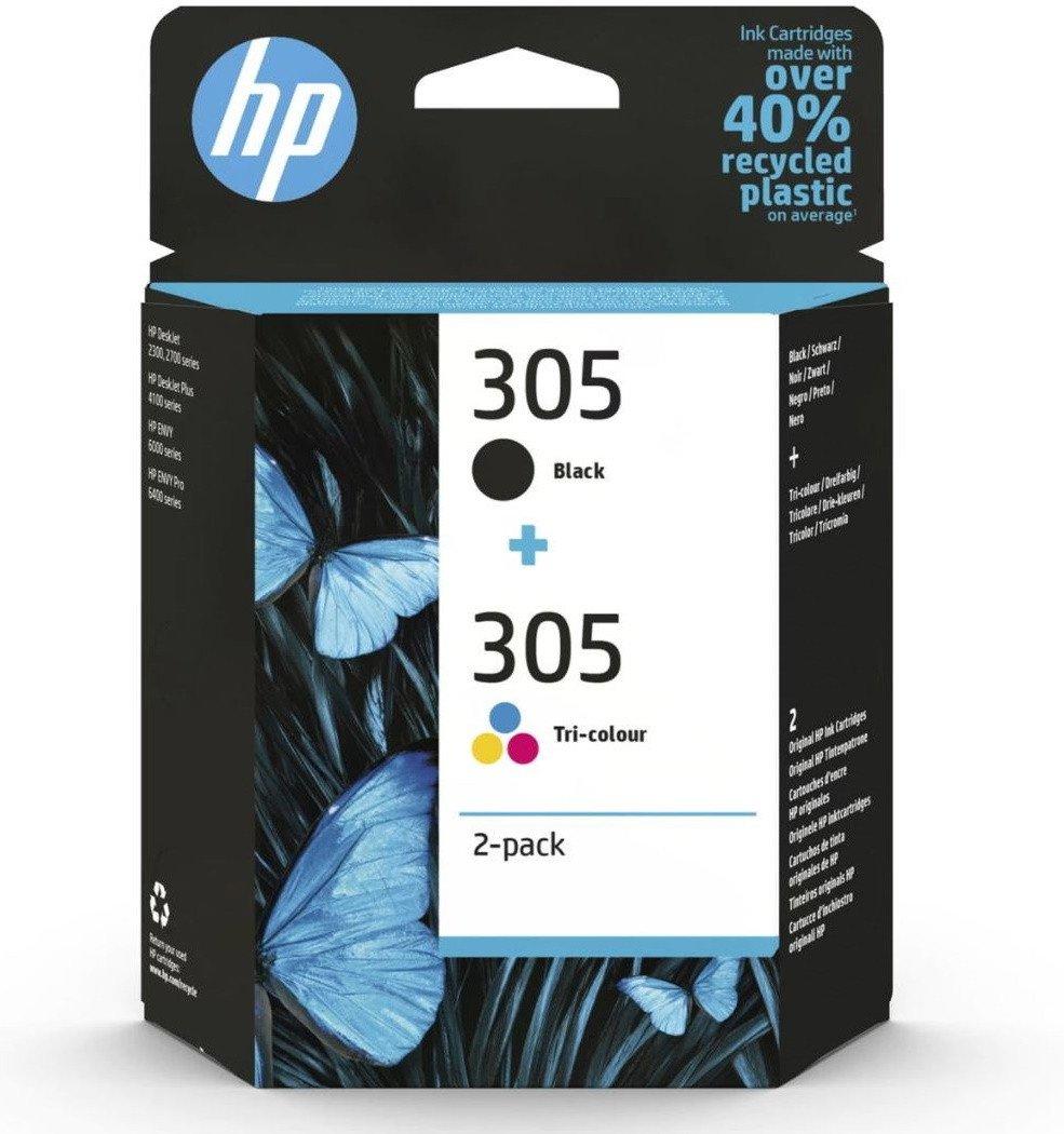 Hewlett-Packard HP Nr. 305 Combo Pack, TPA schwarz + farbig