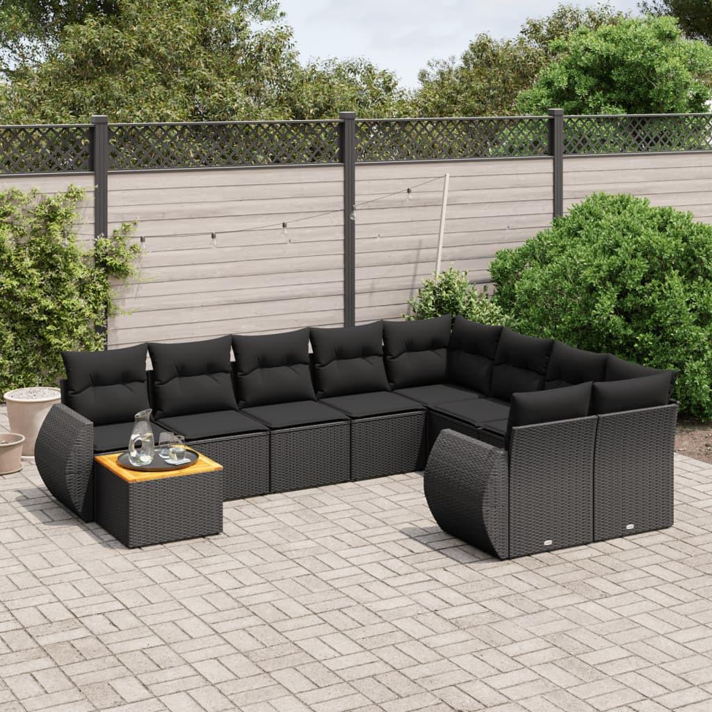 VidaXL Garten sofagarnitur poly-rattan