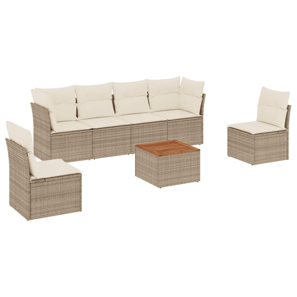 VidaXL Garten sofagarnitur poly-rattan
