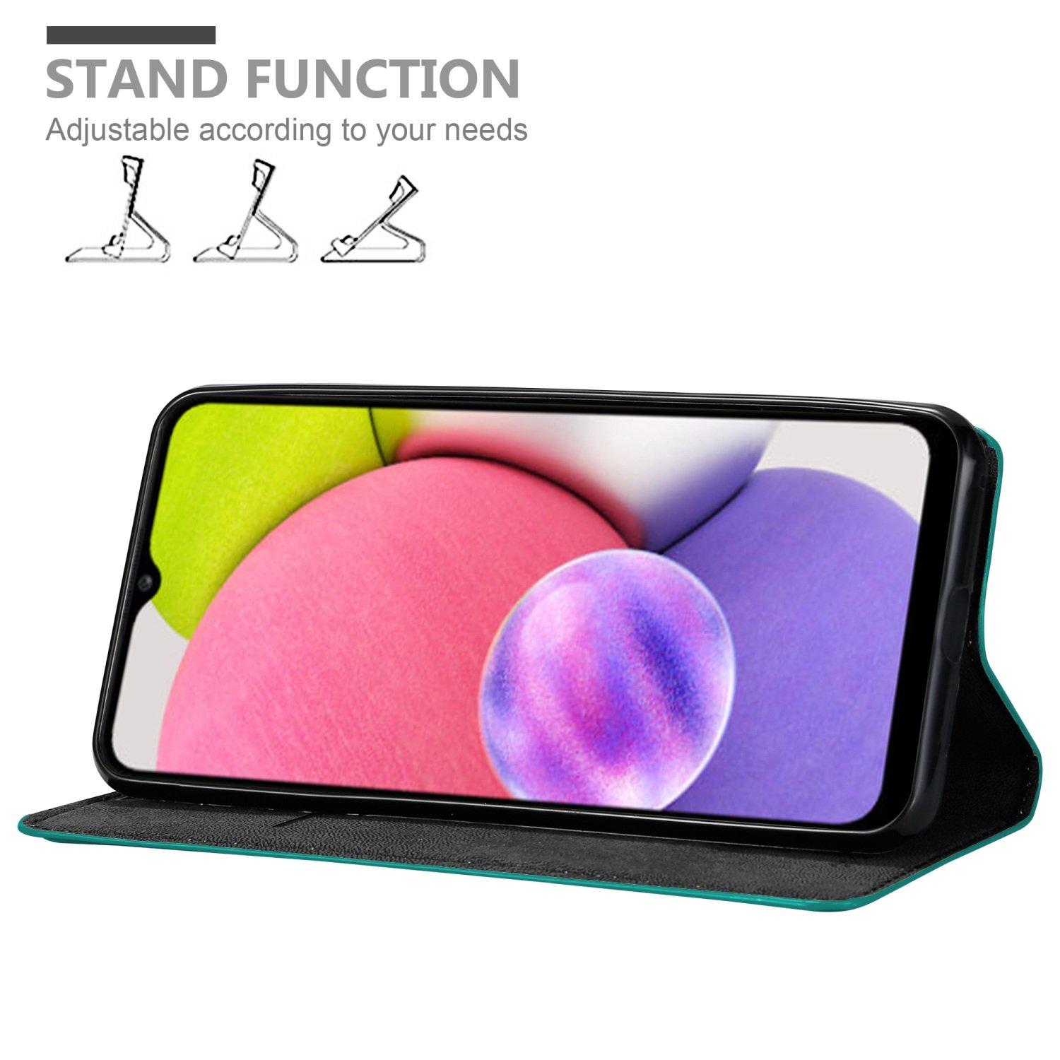 Cadorabo Hülle für Samsung Galaxy A03s Magnetverschluss, Kartenfach