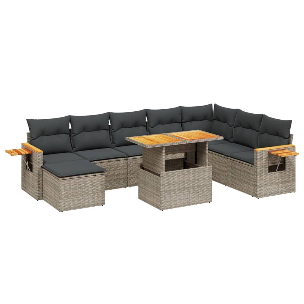 VidaXL Garten sofagarnitur poly-rattan