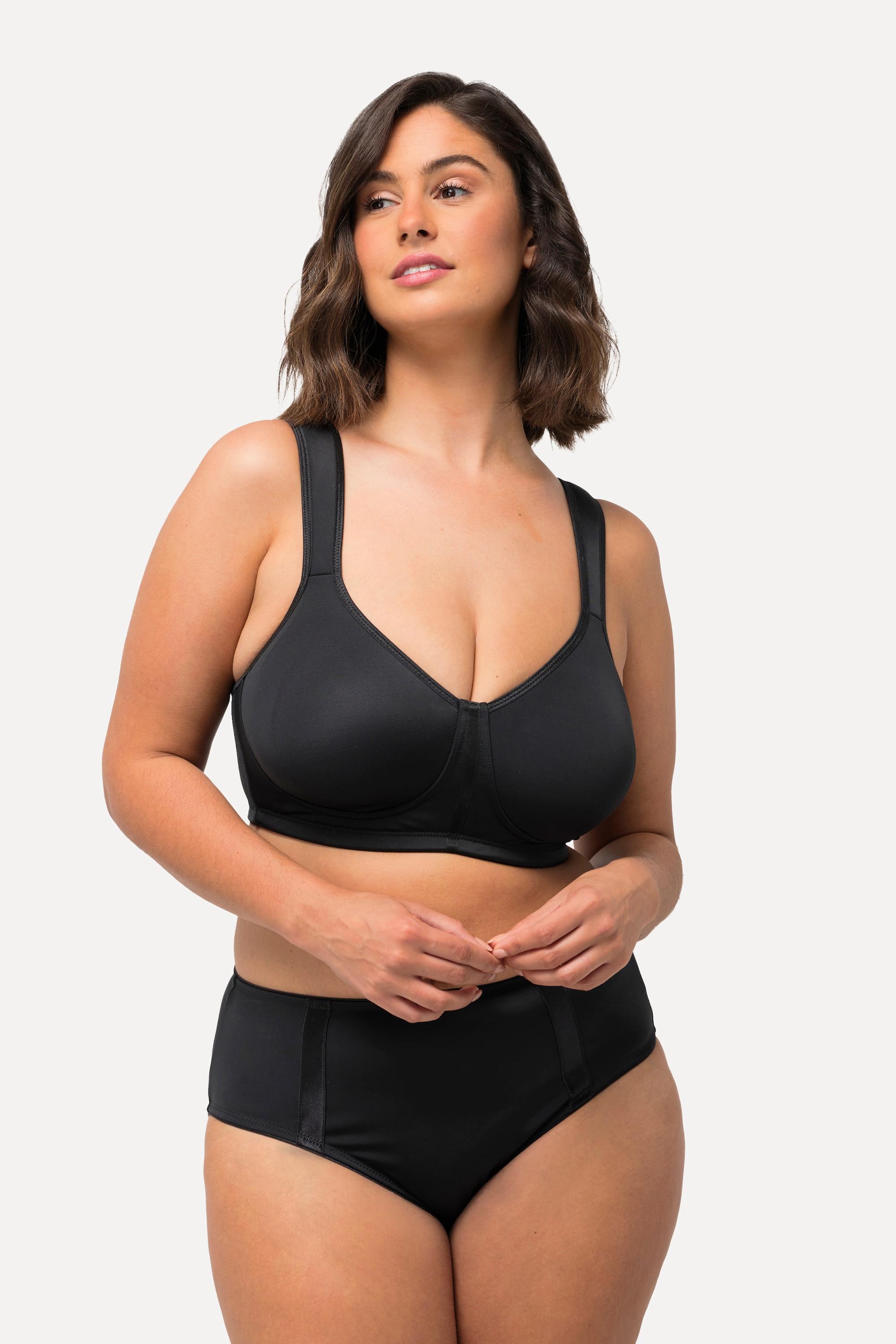 Ulla Popken Wellness-BH, Mikrofaser, ohne Bügel, Cup C - E
